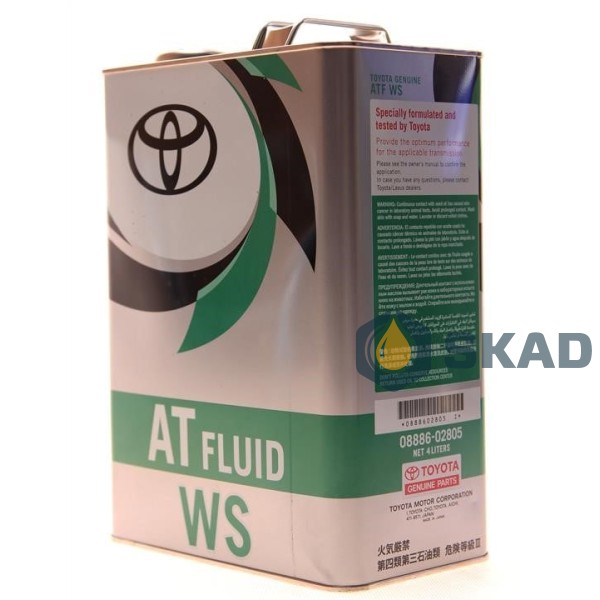 Toyota ATF WS (Japan), 4 л. 08886-02805