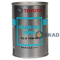 Toyota Gear Oil Super 75W-90, GL-5, 1л (Japan)