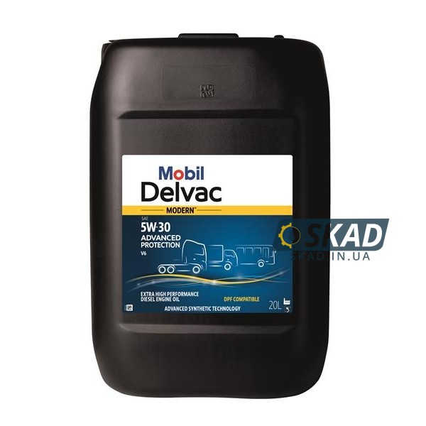 Mobil Delvac Modern 5W-30 Advanced Protection V6 20 л. 157375