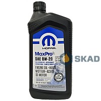 Mopar MaxPro+ SAE 0W-20, 946 мл