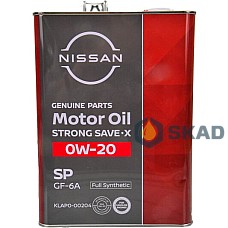 Nissan SP Strong Save X 0W-20 (Japan), 4л