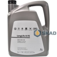 VAG Longlife III FE 0W-30, 5 л.