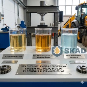 Гидравлические масла HL, HLP и HVLP — полное сравнение, различия и применение