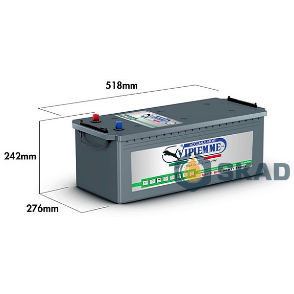 VIPIEMME Safe SHD power truck 230Ah +L EN1350A 12V (B117C)