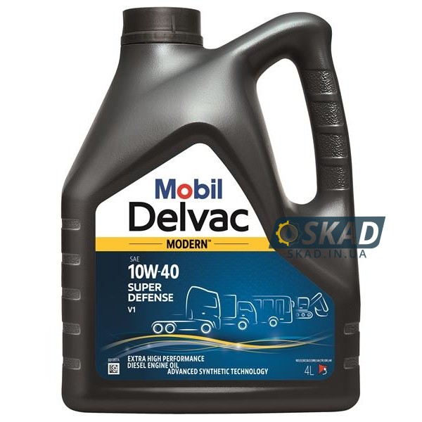 Mobil Delvac Modern 10W-40 Super Defense V1 4л 157454