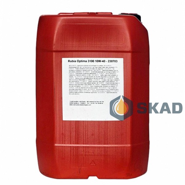 Total Rubia Optima 3100 10W-40, 20 л. 228901