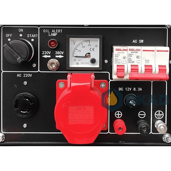 Генератор дизельний трифазний Sayide IF8800E3D 220/380V 6.8кВт
