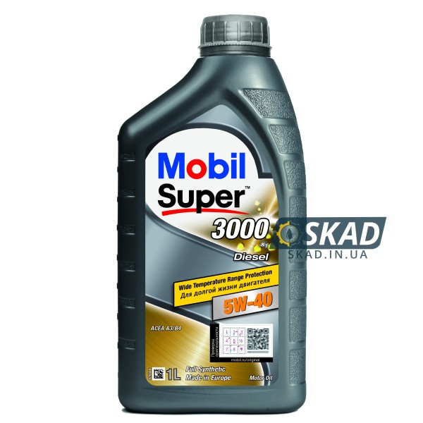 Mobil Super 3000 X1 Diesel 5W-40 1л 152573