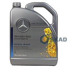 Mercedes-Benz Genuine Engine Oil 5W-40, MB 229.5, 5л
