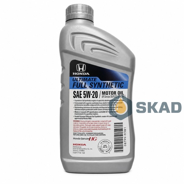 Honda 5W-20 Ultimate Full Synthetic SP/GF-6, 1 л. 08798-9138