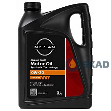 Nissan Motor Oil 0W-20, 5л