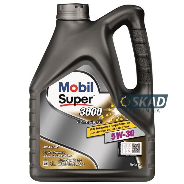 Mobil Super 3000 Formula FE 5W-30 4л 157848