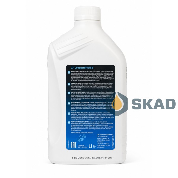 ZF Lifeguard Fluid 8, 1 л. S671.090.312