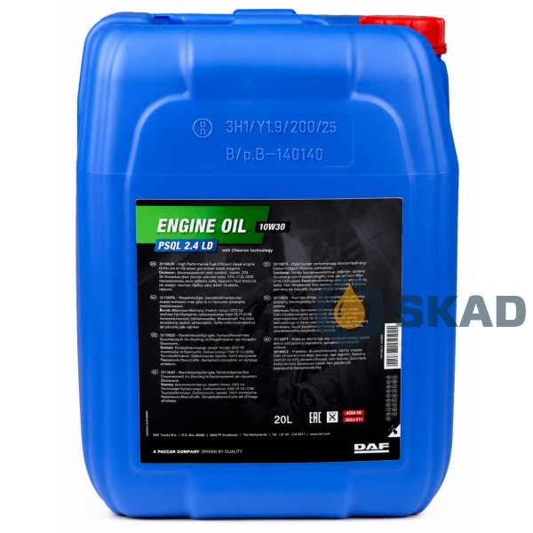 DAF PSQL 2.4 LD 10W-30, 20 л. 30106