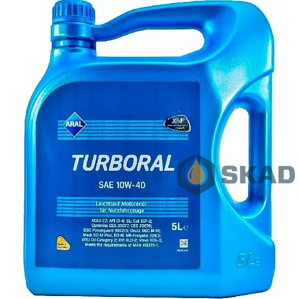 Моторна олива Aral Turboral 10W-40, 5л
