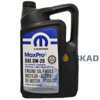 Mopar MaxPro+ SAE 0W-20 Engine Oil SP/GF-6A, 5 л.
