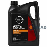 Nissan Motor Oil 0W-20, 5 л.
