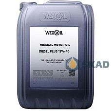 Wexoil Diesel Plus 15W-40, 20л