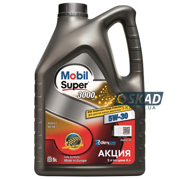Mobil Super 3000 XE 5W-30 5л