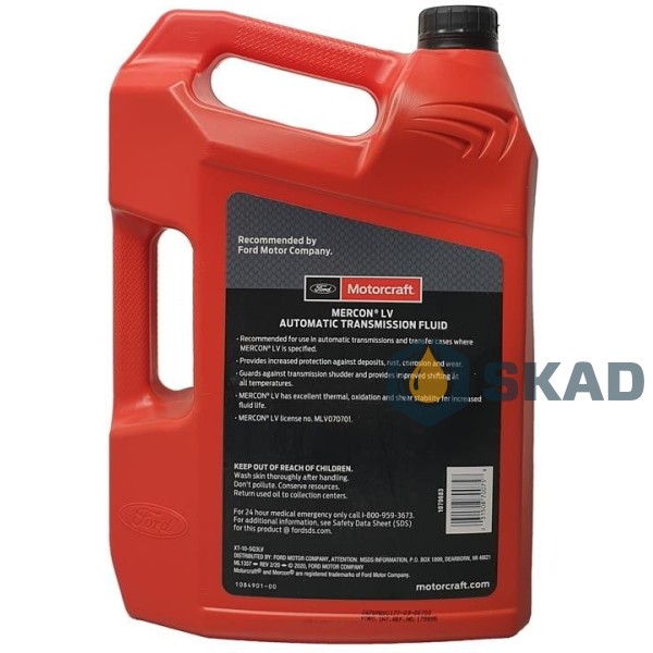 Motorcraft Mercon LV ATF, 4.73 л. XT10-5Q3LV