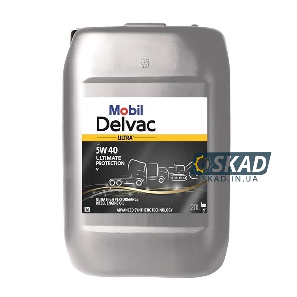Mobil Delvac Ultra 5W-40 Ultimate Protection V1 20 л.