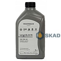 VAG LongLife III FE 0W-30, 1л(Audi Logo)