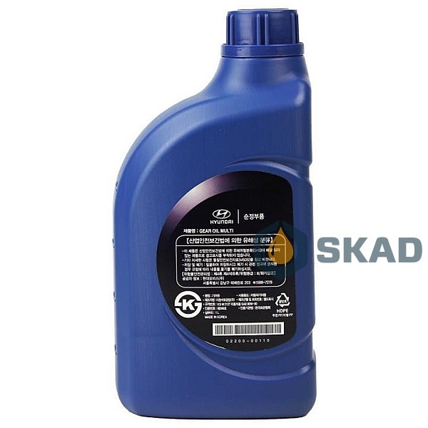 Mobis Hyundai/KIA Gear Oil Multi 80W-90 GL-5, 1л