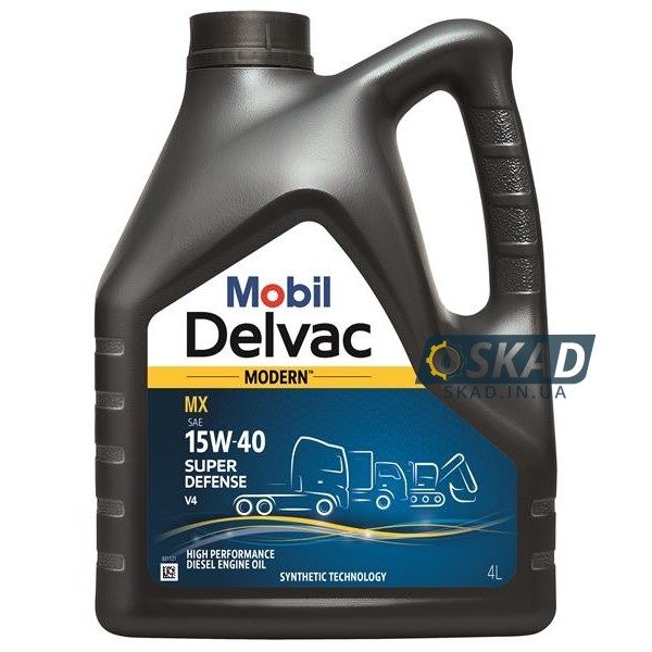 Mobil Delvac Modern 15W-40 Super Defense V4 4 л.