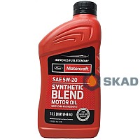 Motorcraft Ford Synthetic Blend Motor Oil 5W-20, 946 мл
