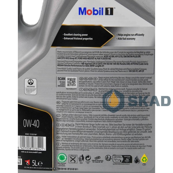 Mobil 1 FS 0W-40 5л