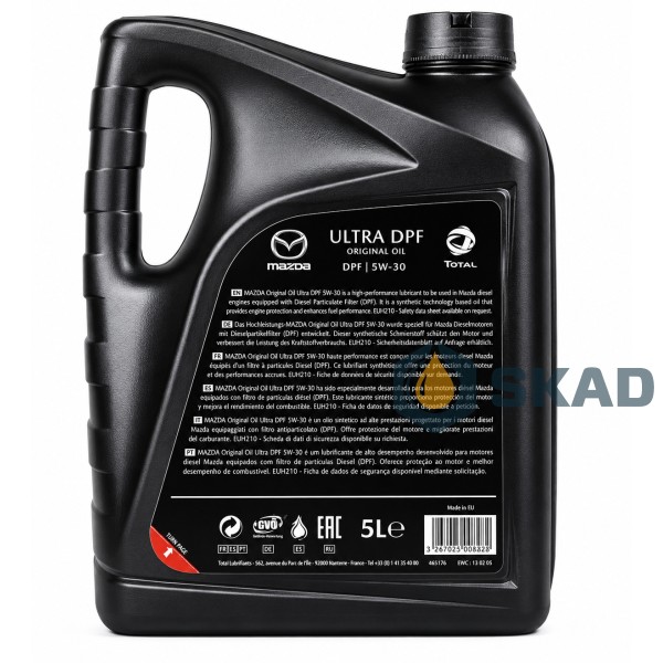 Mazda Original Oil Ultra DPF 5W-30, 5 л. 053005DPF