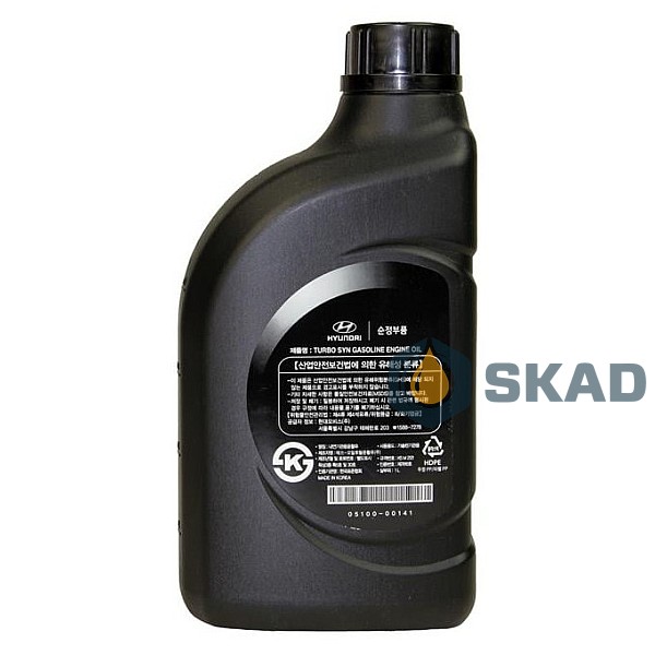 Моторна олива Mobis Hyundai/KIA Turbo SYN Gasoline 5W-30, 1л