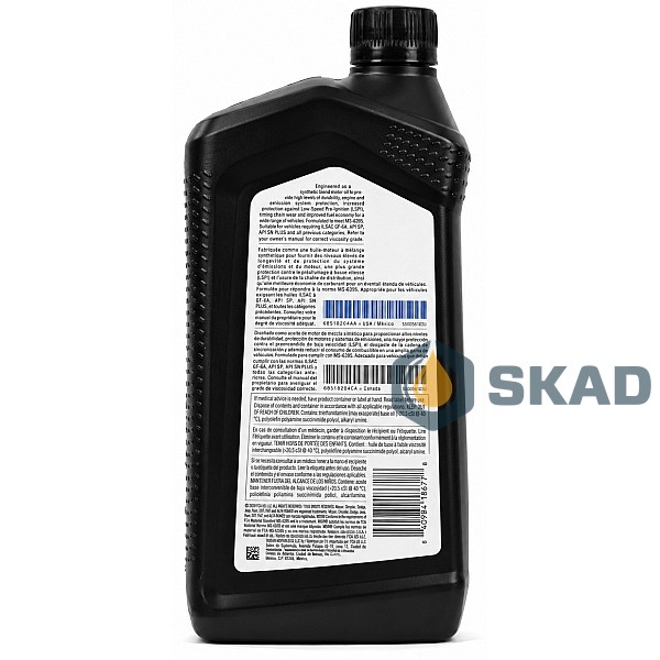 Motor oils for passenger cars