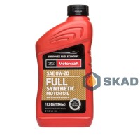 Motorcraft Ford Full Synthetic Motor Oil 0W-20, 946 мл.