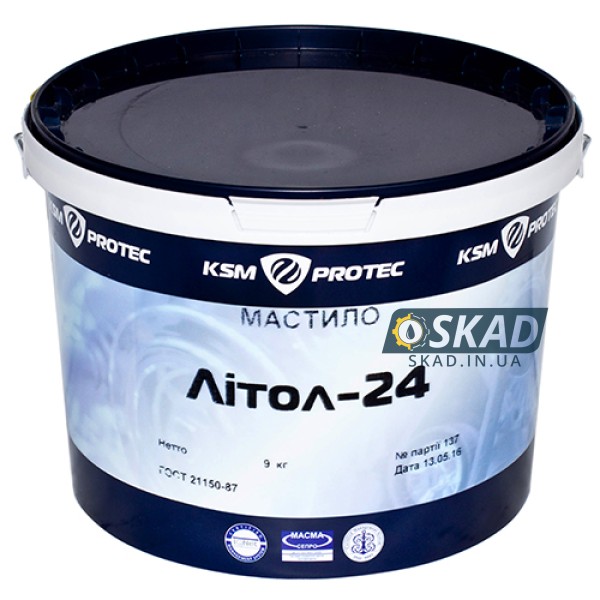 Литол-24 KSM Protec KSM 9 кг