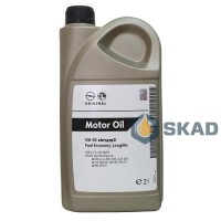 General Motors Dexos 2 Fuel Economy, Longlife 5W-30, 2 л.